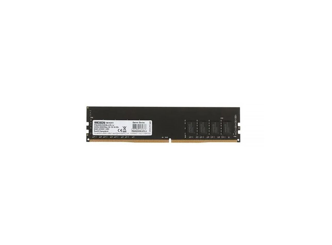 Модуль памяти DDR4 8GB AMD Radeon R9 Gamers PC4-25600 3200MHz CL16 1.35V RTL - фото №19