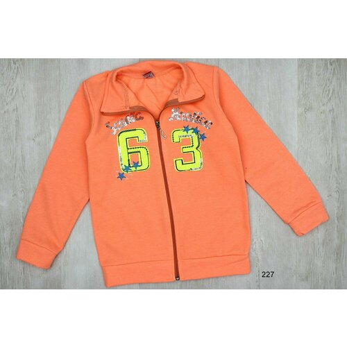 фото Толстовка basak, размер 134, оранжевый