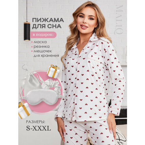 Пижама SAPOX, размер S, белый