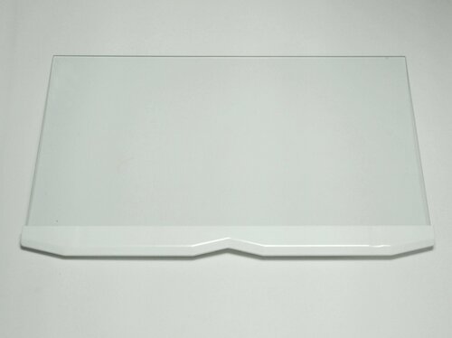 Полка стеклянная с обрамлением над овощным ящиком холодильника Атлант