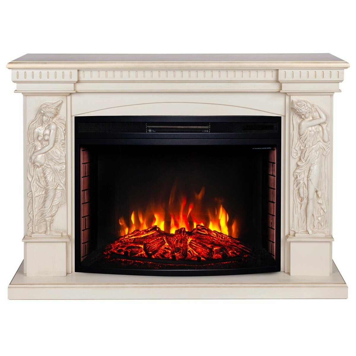 фото Электрокамин Diva 33 WT-619G с очагом Firespace 33