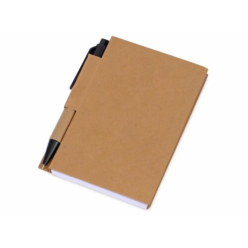 Блокнот Oasis Samui с шариковой ручкой 80 листов в линейку бежевыйчерный 200₽