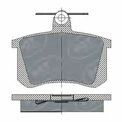 Колодки тормозные SCT SP145