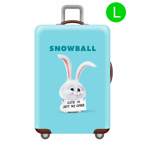 фото Чехол для чемодана ledcube nicetrip_hear_l, размер l, черный, розовый