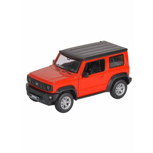 Модель машины Suzuki Jimny 1/26 (13см) свето-звуковые эффекты, красный, 1 шт. mopai engine cover for suzuki jimny 2019 2020 canvas car hood covers protector bra accessories for suzuki jimny 2019