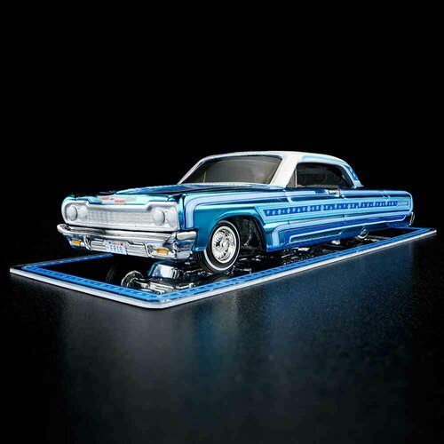 Коллекционная машинка Hot Wheels RLC Exclusive Holiday ’64 Impala - The Snowman (Хот вилс РЛК Эксклюзив Праздничная 64 Импала - Снеговик) коллекционная машинка hot wheels rlc exclusive ’41 willys gasser holiday car хот вилс эксклюзив рлк 41 й виллис гассер