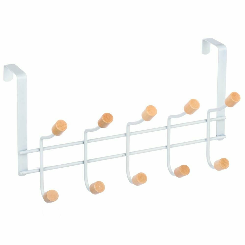 фото VETTA Вешалка накидная, 5 крючков, металл, дерево