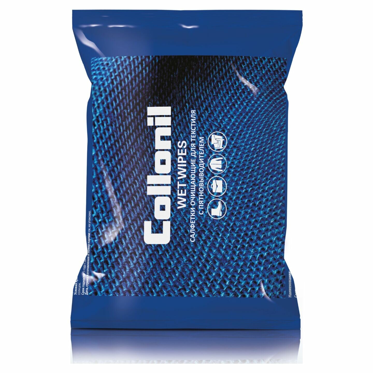 фото Салфетки влажные Collonil для текстиля очищающие с пятновыводителем