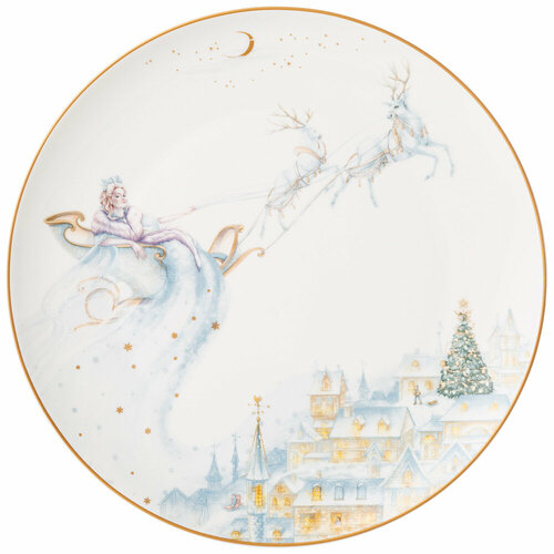 Тарелка обеденная lefard снежная королева 25,5 см Lefard (193613)