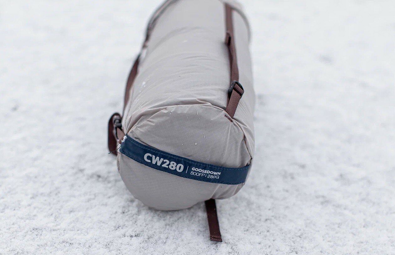 Спальник Naturehike CW280 Down envelope cicada upgrade navy blue правый — фото 1