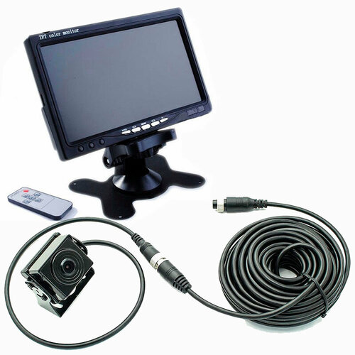 AHD камера заднего вида для грузовиков автобусов экскаваторов 12-36В с монитором высокого разрешения 7800₽