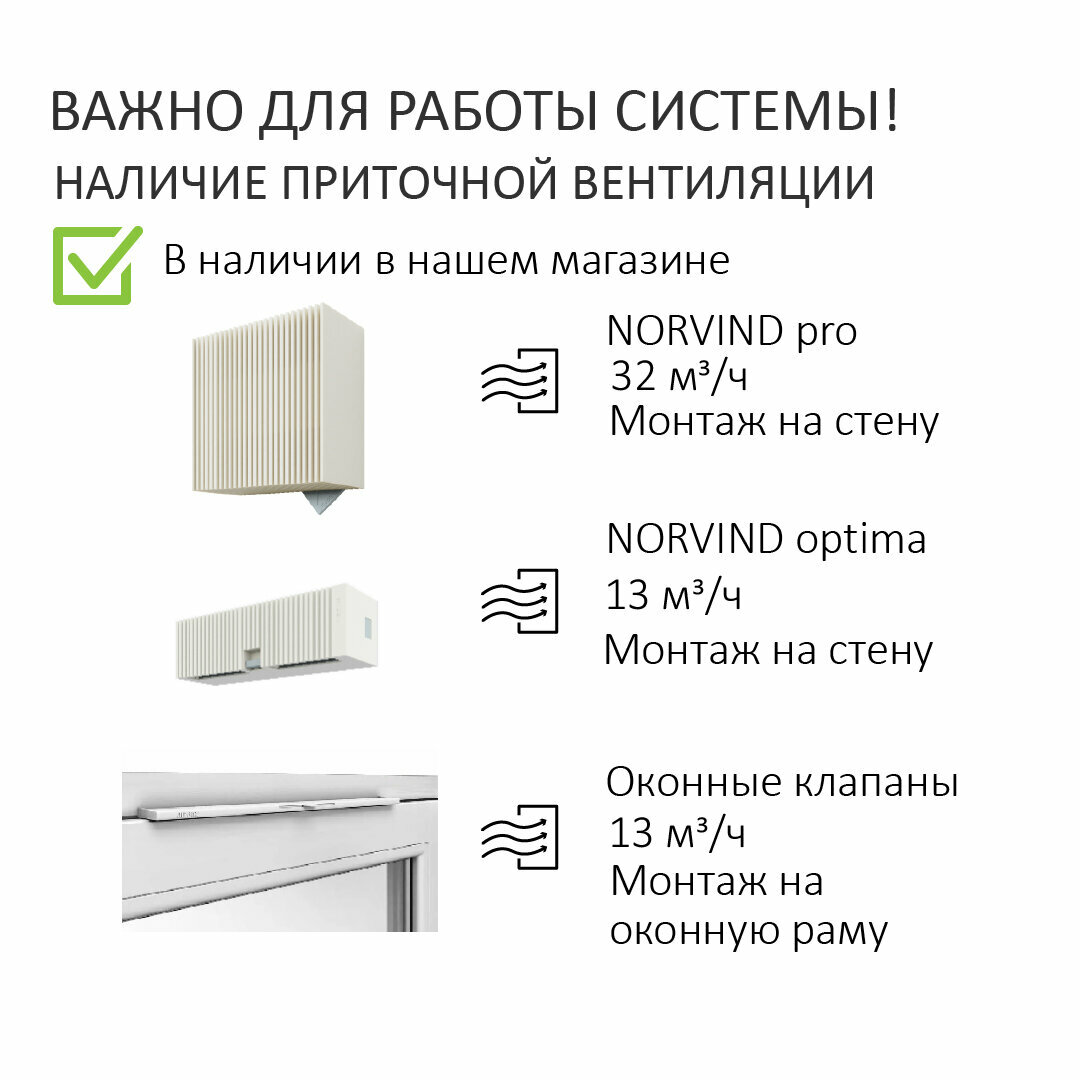 Ротационный нанодефлектор ND160 с переходником 100/125, серебристый - фотография № 3