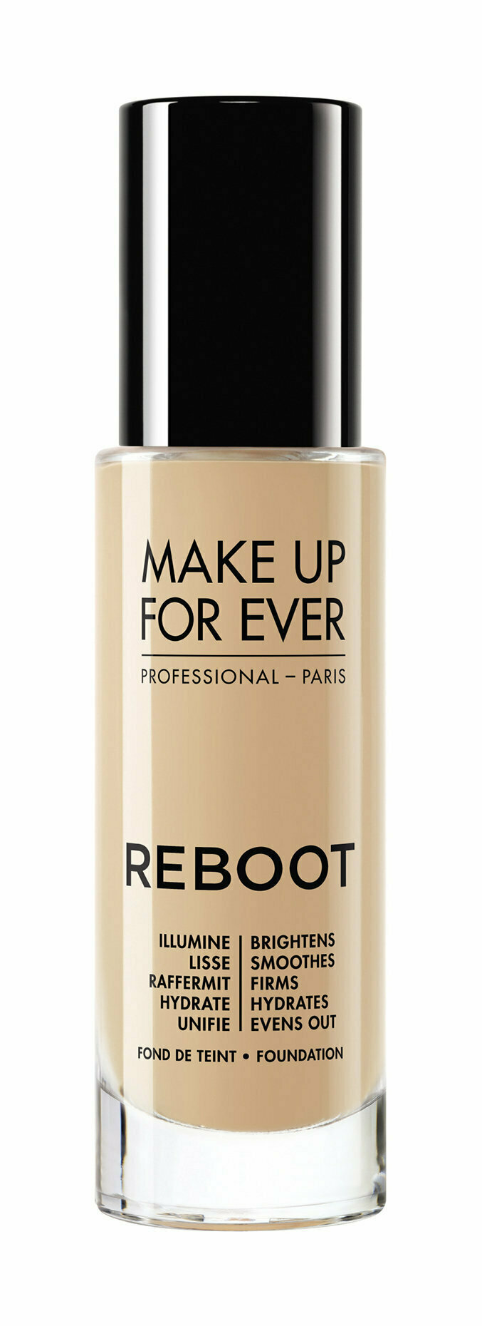 Увлажняющий и выравнивающий тональный флюид для лица Y315 Make Up For Ever Reboot Active Care-In-Foundation