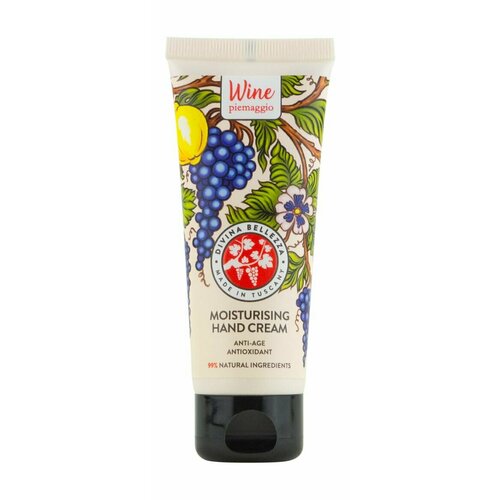 Увлажняющий крем для рук на основе красного вина Divina Bellezza Ultra Moisturising Hand Cream