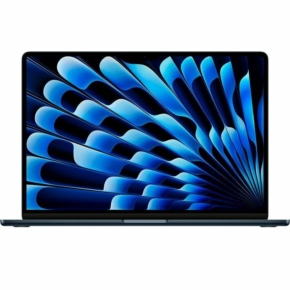 15.3" Ноутбук Apple MacBook Air 15 2023 2880x1864, Apple M2, RAM 8 ГБ, SSD 256 ГБ, Apple graphics 10-core, macOS, MQKV3ZP/A, Midnight, английская раскладка