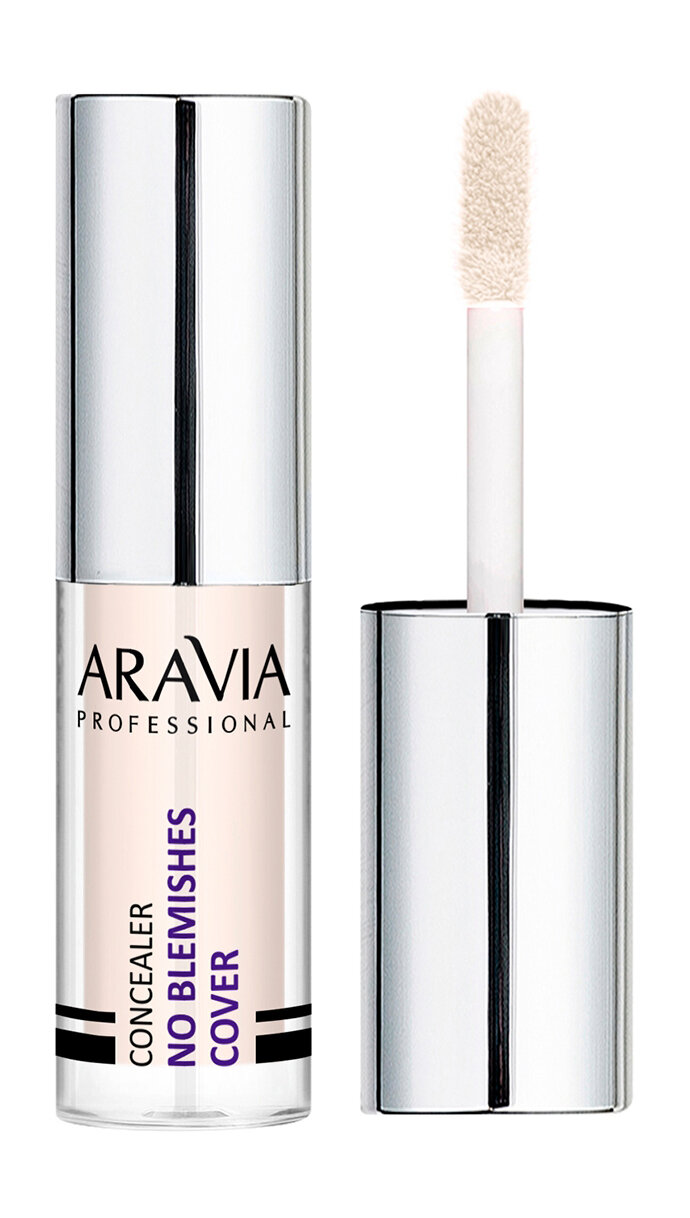 ARAVIA PROFESSIONAL Консилер стойкий водоотталкивающий No Blemishes Cover, 5 мл, 01 Concealer