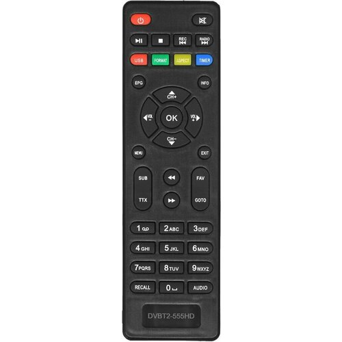 Пульт для Lumax DVBT2-555HD для ресивера DVB-T2 ресивер dvb t2 lumax dv 3206hd