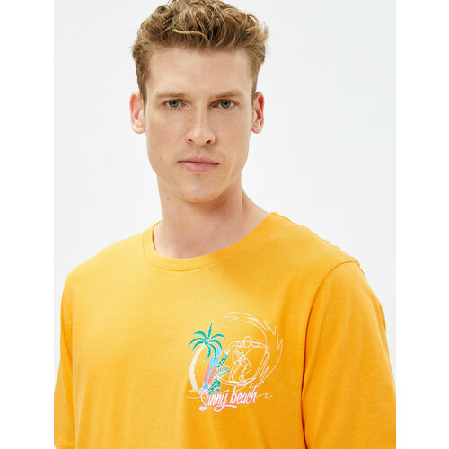 фото Футболка koton, размер xxl, оранжевый