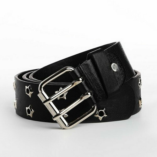 фото Ремень сима-ленд, размер 105, черный сима-лэнд