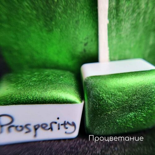 Акварель блестящая металлик Процветание - Prosperity, полукювета