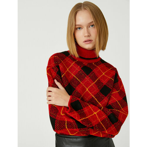 фото Свитер koton, размер 46, красный