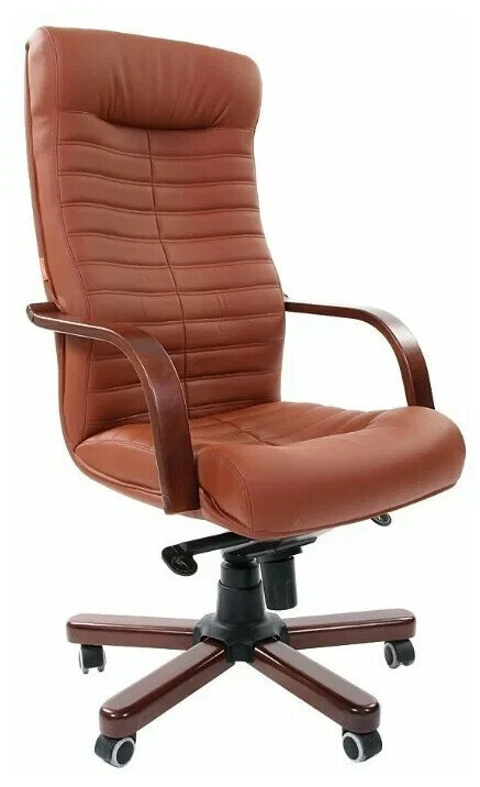 Кресло Chairman 480WD экопремиум 111 коричневый N