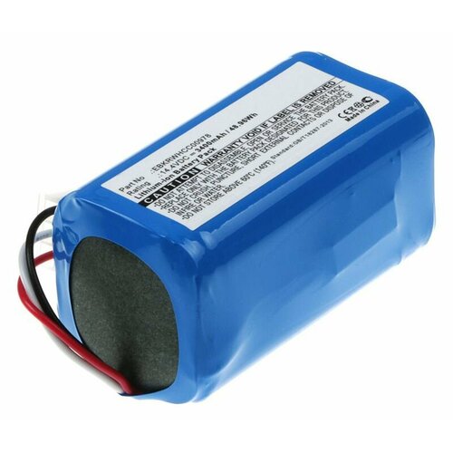 Аккумулятор Pitatel для пылесосов iClebo Arte, Pop, Smart, Li-Ion 14.4V 3400mAh блок питания для базы роботов пылесосов iclebo arte pop без шнура