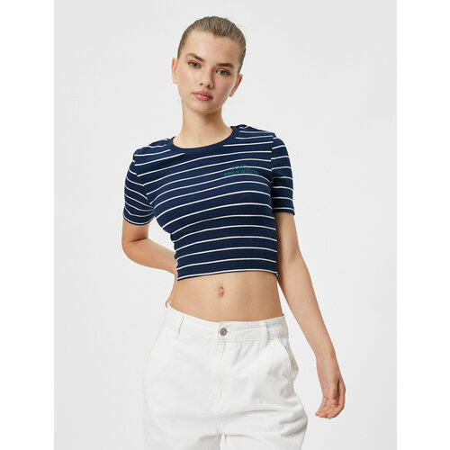 фото Футболка koton, размер s, синий