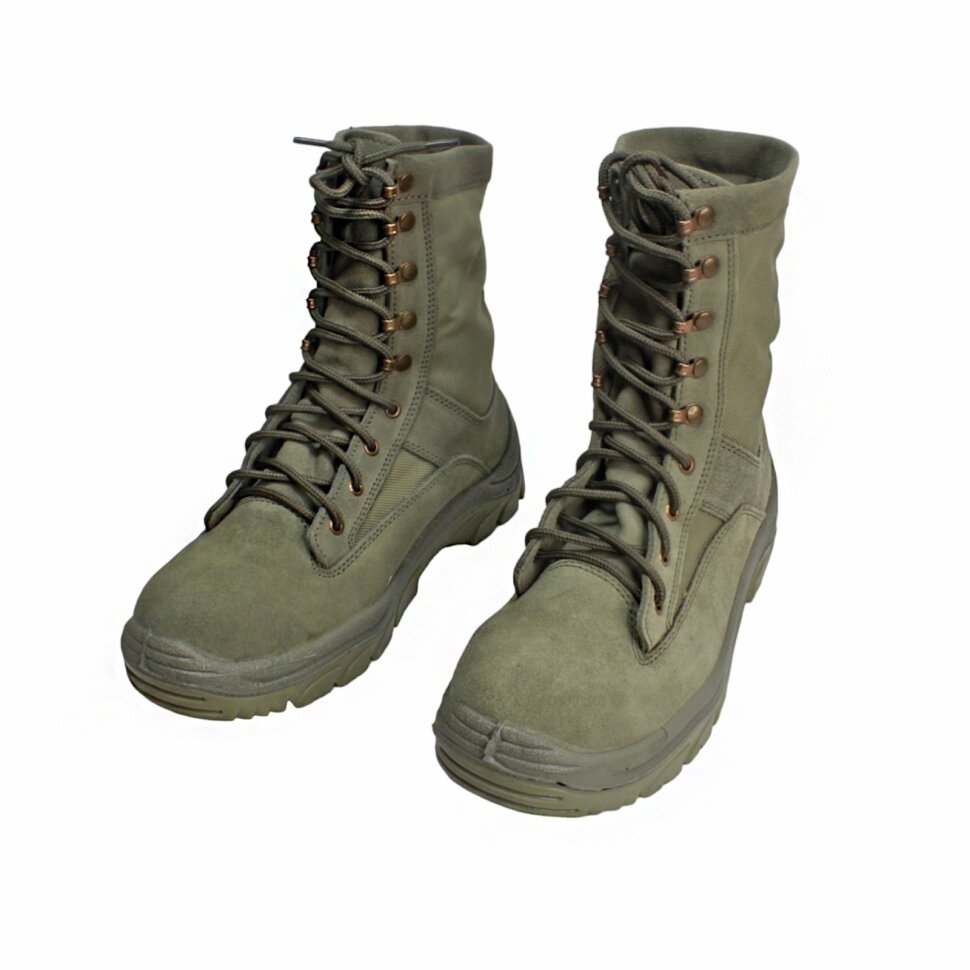 Ботинки с высокими берцами Ховард (хаки), 46р (308 мм) (46р (308 мм)) — фото 1
