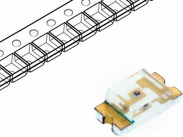 Светодиод LITE-ON LTST-C150KRKT LED; SMD; 1206; красный; 18-54мкд; 32x16x11мм; 130°; 2-24В; 20мА 1шт