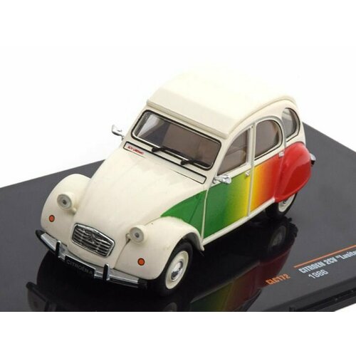 CITROEN 2CV Lusitano (1986), white, масштабная модель автомобиля коллекционная citroen 2 cv 1978 green orange масштабная модель автомобиля коллекционная