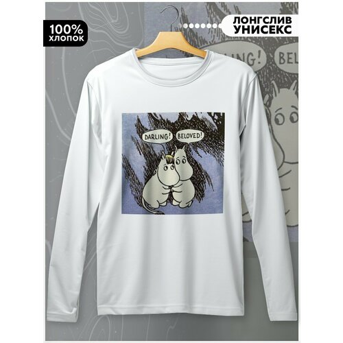 фото Лонгслив бруталити, размер l, белый