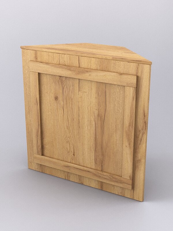 Прилавок "орнамент" №4 угловой, Дуб Золотистый U1148. Производитель товара - компания Westcom.