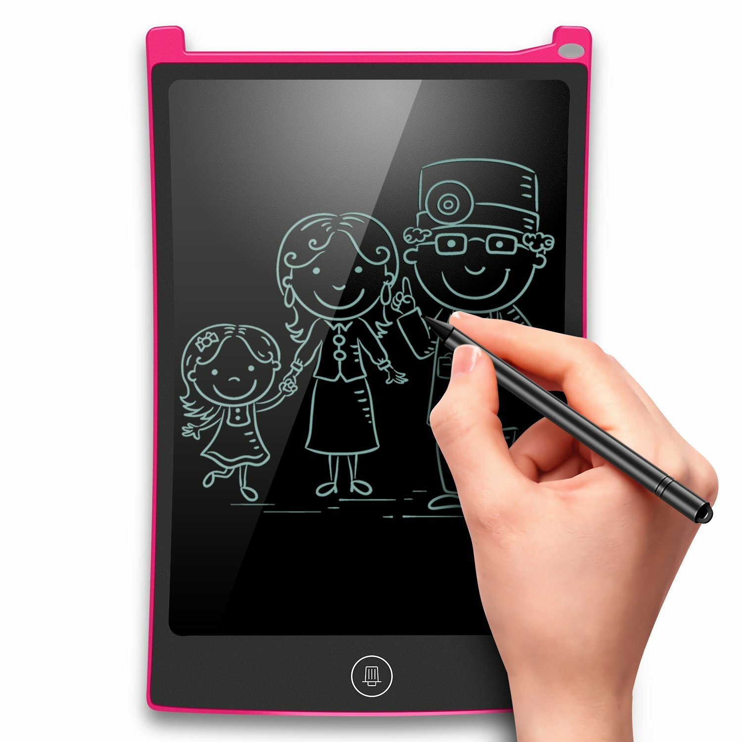 10,5 дюймовый планшет MK LCD для рисование со стилусом, розовый.