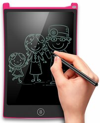 12 дюймовый планшет MK LCD для рисование со стилусом, розовый