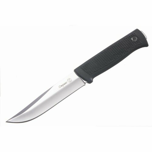 Нож Стрикс полированный рукоять эластрон цвет черный