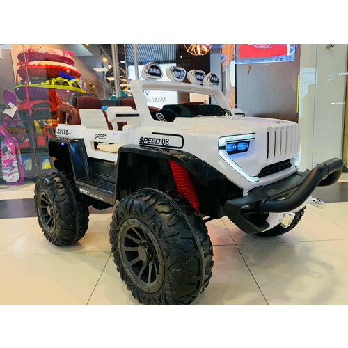 Электромобиль детский BDQ-1200 белый полноприводный 4WD