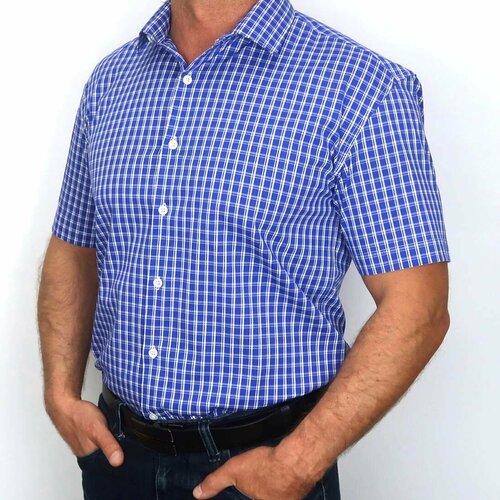 фото Рубашка , размер l, синий westtiger