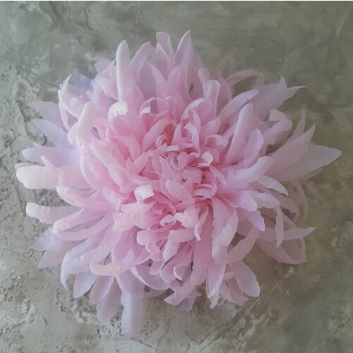 фото Брошь, розовый airokflowers