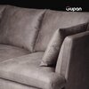 Фото #18 Угловой диван-кровать Enzo Corne 380 Велюр, цвет Velutto 12, беспружинный, 380х240х85, в гостинную, зал, офис, на кухню