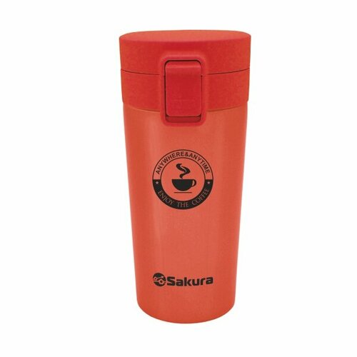 Термокружка Sakura TM-01-380CL с кнопкой 038л 839₽