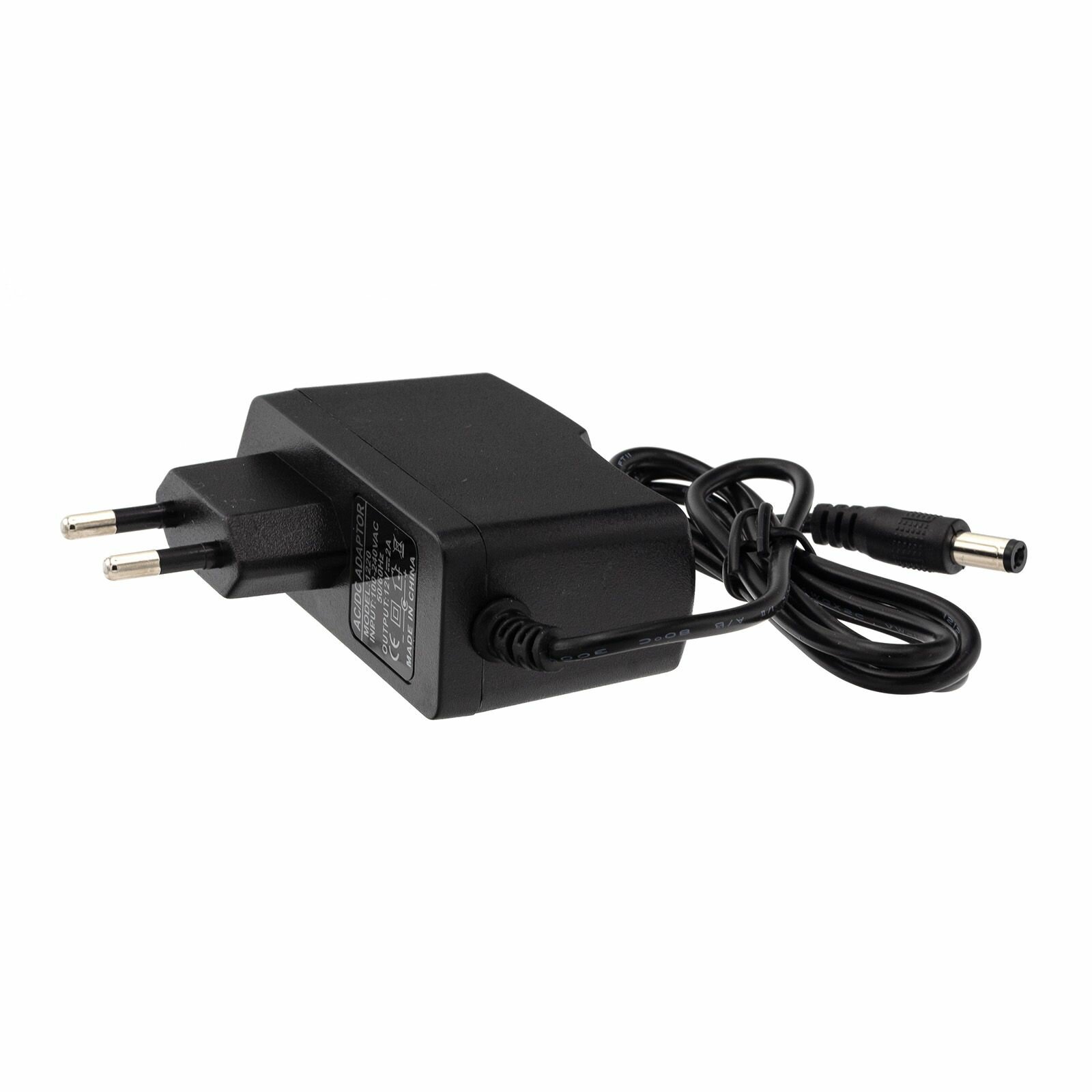 Блок питания 12 вольт 2 ампера (екер 55х21) для светодиодной ленты роутера камеры видеонаблюдения Триколор ТВ ТВ приставки ресивера Klug