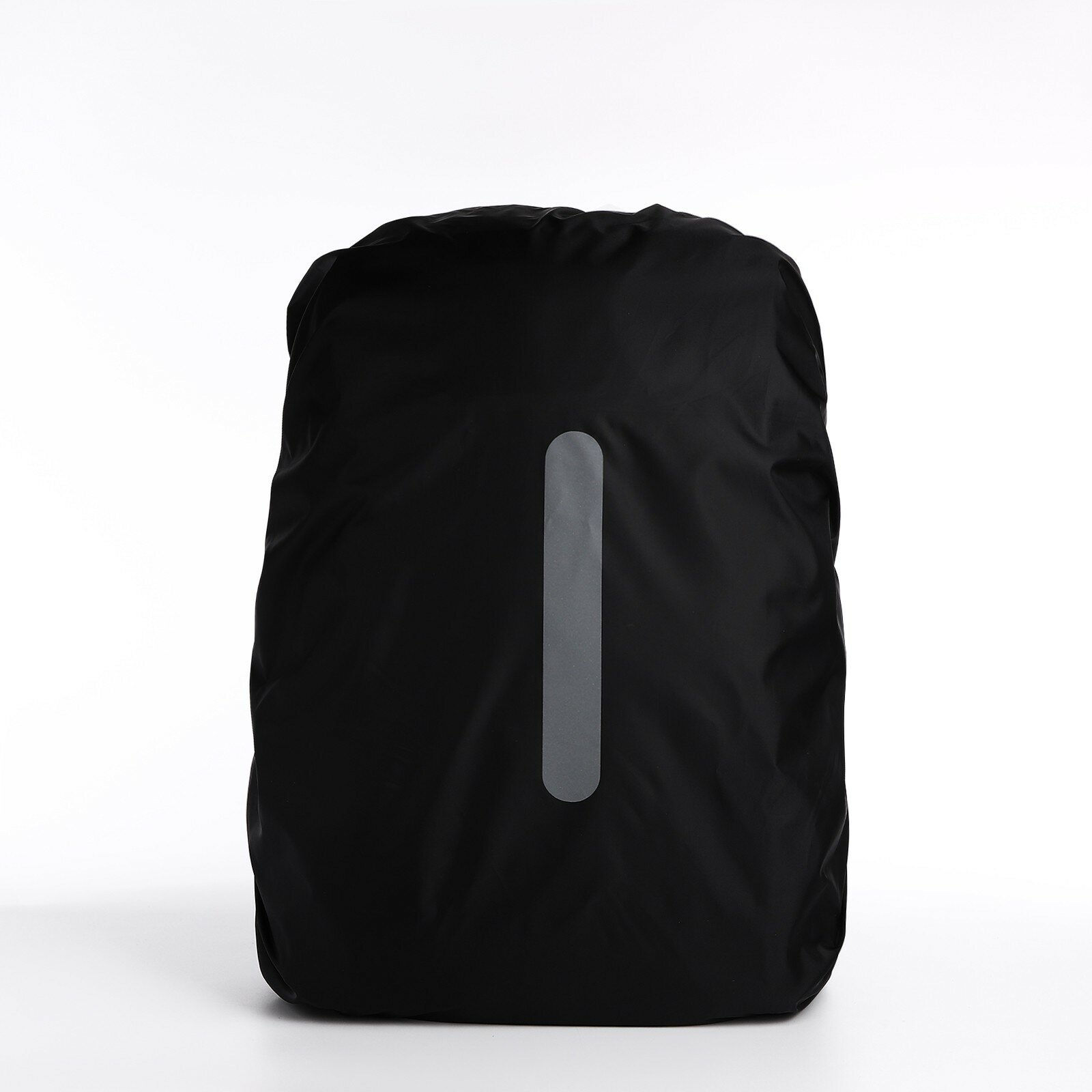 Чехол на рюкзак водоотталкивающий, 37*24*70 см, 60 л, со светотраж. полосой, черный 9948586