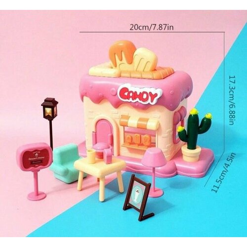Набор Магазин сладостей с аксессуарами в коробке 21x12,1x17,7 см
