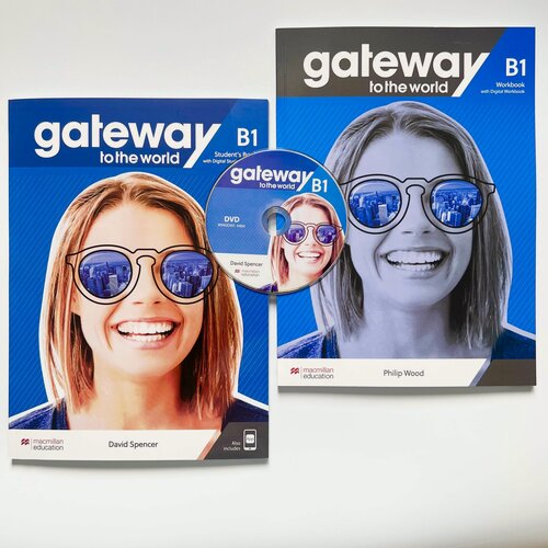 Изображение товара Gateway to the World B1. Полный комплект: Student's Book (учебник) + Workbook (рабочая тетрадь) + Диск