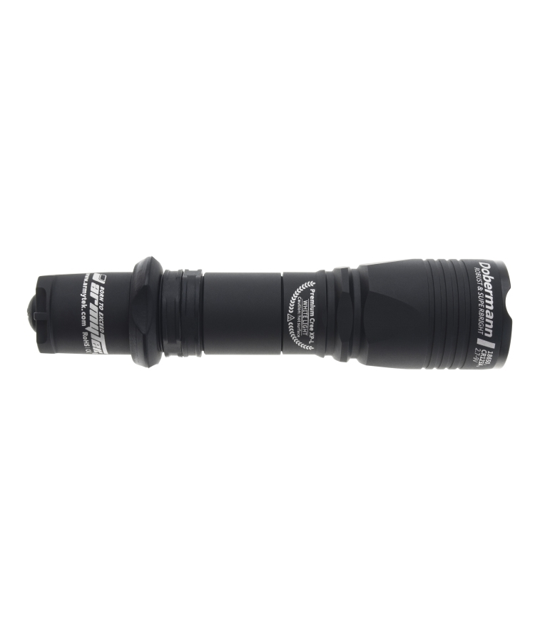 Фонарь Armytek Dobermann XP-E2 Green, черный - фото №4