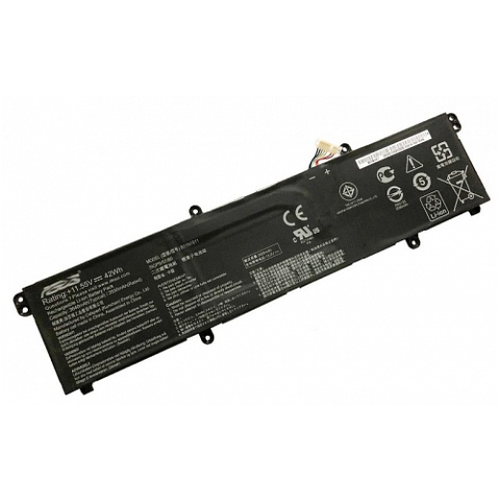 Аккумулятор для Dell Latitude E7270, 7400 2-in-1, (NF2MW), 52Wh, 7.6V аккумуляторная батарея для ноутбукa asus vivobook flip tp410ua tp410ur b31n1705 11 55v 42wh