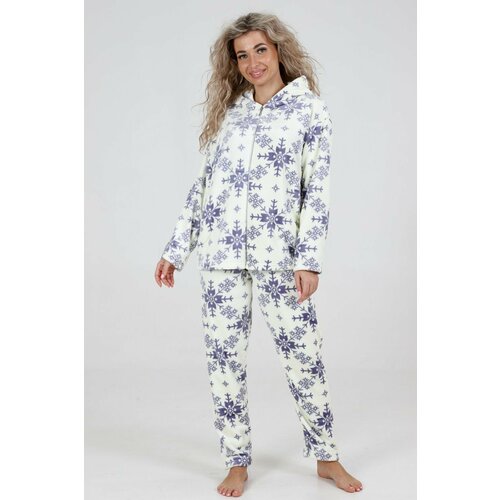 Пижама Aronia, размер 58-60, белый, серый