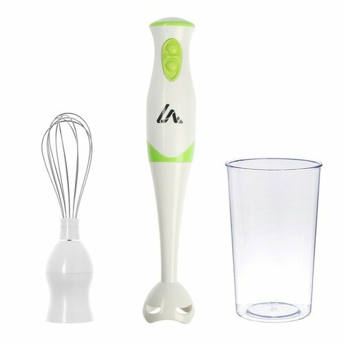 Блендер Luazon LBR-26 погружной 300 Вт 06 л 2 скорости бело-зеленый 212200₽