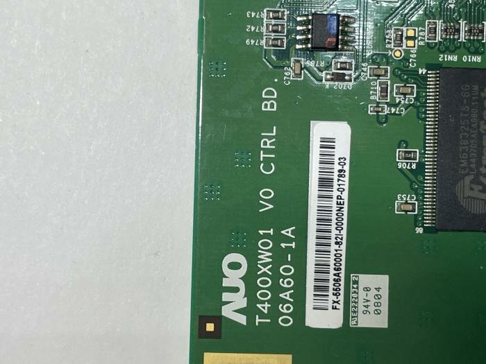 Комплектующие для ТВ и проекторов / T-con T400XW01 V0 CTRL BD. 06A60-1A от ТВ Samsung LE40S62B — фото 2